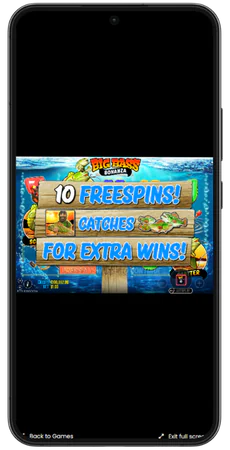 Big Bass Bonanza free spin result